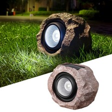 Solar Rock Lights Outdoor, 1 Pack Super Bright Solar Spot Lights Outdoor IP65...