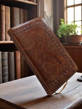 Vintage Missal Book Leather Gold Leaf Binding