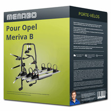 Porte-vélo Menabo Stand Up 3 pour Opel Meriva B 06.2010-àcejour 3 vélos TOP