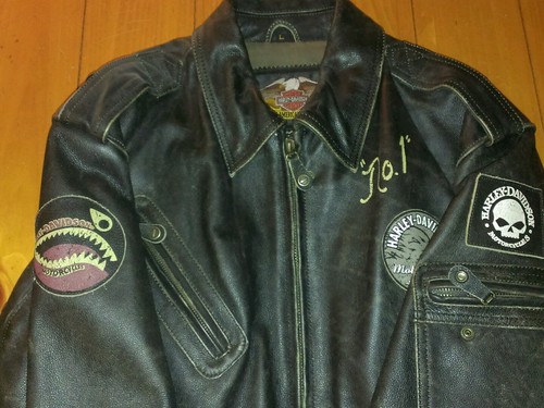 Grande veste cuir - en, harley