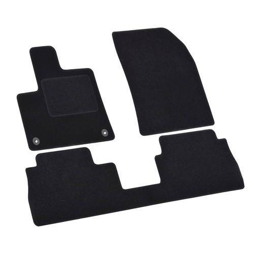 Tapis sol noir - noir, velours