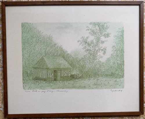 Normandie photogravure - normandie, photogravure 