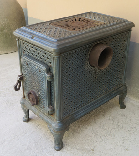 Poêle ancien fonte - poêle,