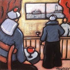 Tableau Marins dans un bar