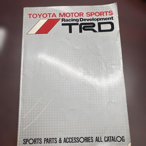Trd parts catalog 1989 toyota - 1989,