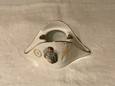 Cendrier Bicorne NAPOLÉON BONAPARTE en porcelaine de France, Collection