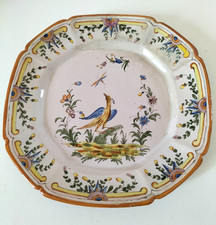 Assiette ancienne en faïence