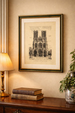 Gravure ancienne Cathédrale