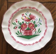 assiette saint clément coq