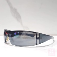 Gucci 1824 Vintage Sunglasses Y2K Wrap Shield NOS Glasses Bezel Glasses 90s