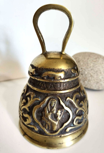 Cloche ancienne bronze - cloche, en