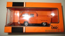 MINIATURE VOLKSWAGEN T2 B DOUBLE CABINE PICK UP 1982 IXO 1/43 CLC 598 ORANGE