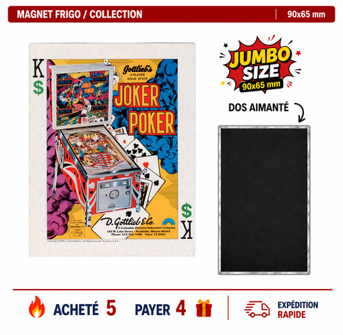 Magnet frigo joker - magnet, 90x65
