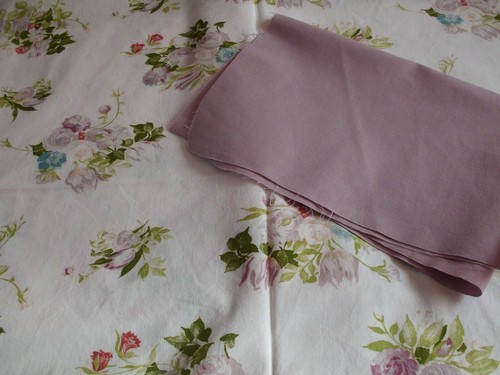 Coupons tissu bouquets de - ,