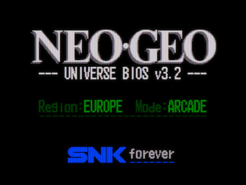 Unibios version neogeo - 3.2, aes