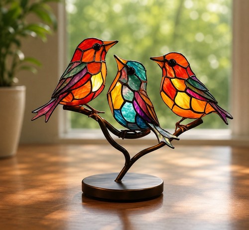 Figurine oiseaux décorative