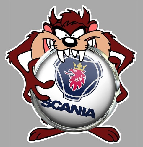 Scania taz sticker vinyle - taz,