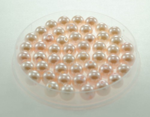 Perles imitation 10mm - 10, rose