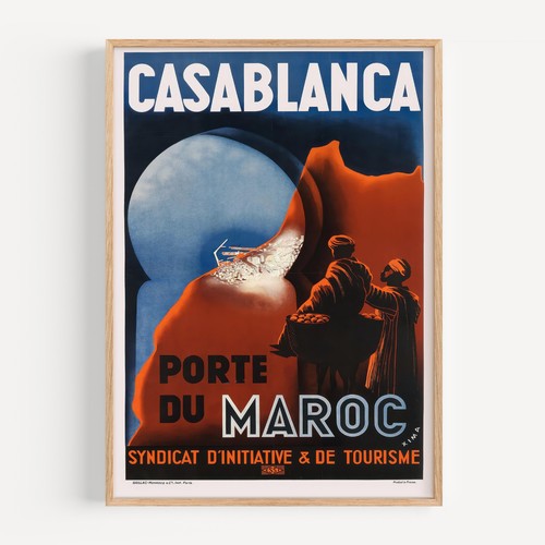Casablanca porte maro retro - casablanca,