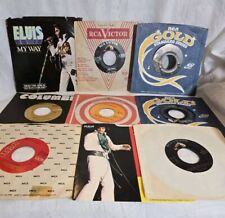 Elvis Presley (8 ) 45 RCA Records With Sleeves 