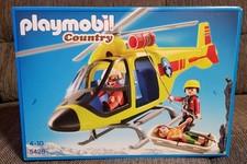 PLAYMOBIL 5428 Helicoptere Secours Jaune Montagne