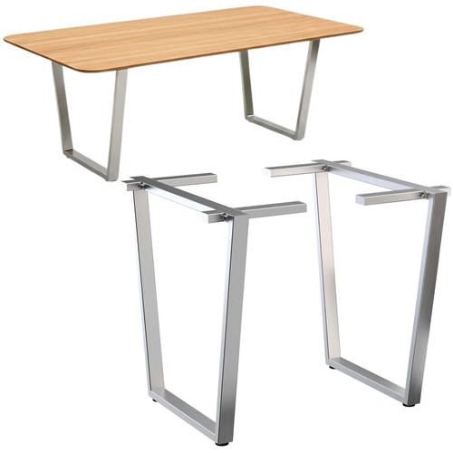 Pieds table x - 2, acier