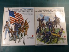 Lot 2 tomes T1 et T2:  L'UNIFORME ARMES SOLDATS ETATS UNIS FUNCKEN EO 1979 1980