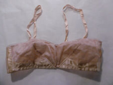 1950s Satin and Pink Lace Bra