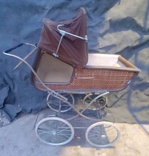 Vintage Gesslein Panorama Korb Kinderwagen Baby Stroller