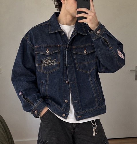 Veste jacket jean fubu s - veste,