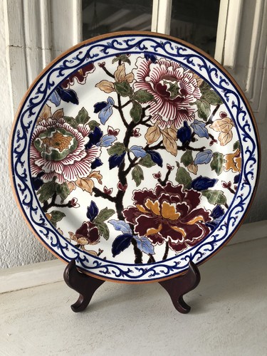 Gien assiette plate décor - plate,