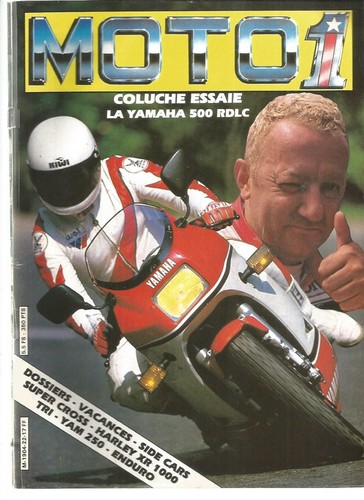 Moto coluche yam - coluche, &