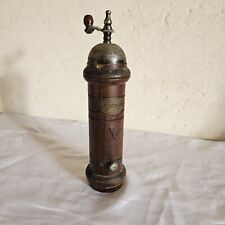 A3 VINTAGE WOOD AND METAL PEPPER MILL / 24 CM / DECORATIVE 