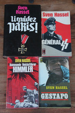 SVEN HASSEL - LOT DE 4 LIVRES - GESTAPO - SS - PRESSES CITE/POCKET - 1971-1979