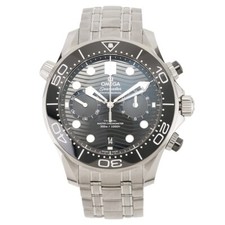 Omega Seamaster Chronograph 44mm Black Dial 21030445101001 Full Set Circa 2024