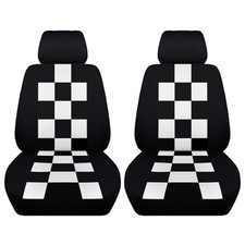 Front set seat covers fits 1994 to 2014 VW Golf 2 door/4 door Checkered design