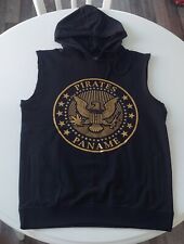 Unkut Sleeveless Hoodie Vest Size Large L Men Black Gold Or Black White Booba Fr