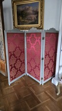 Paravent En Bois Sculpté De