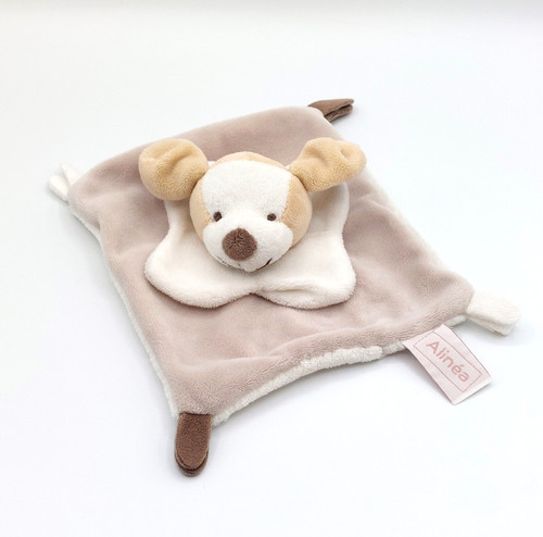 Doudou plat chien marron - , taupe