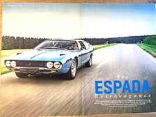 LAMBORGHINI ESPADA V12 - FRAMEABLE ORIGINAL CAR ROAD TEST MODEL REVIEW