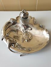 Ancien encrier métal inkwell inkstand tintenfass WMF art nouveau jugendstil