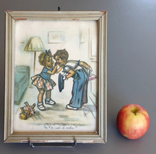 Gravure Ancienne Germaine