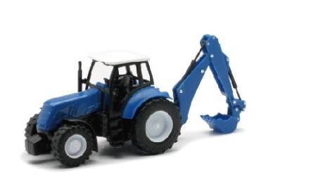 Newray tracteur bleu - -,