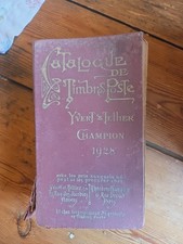 Catalogue de timbres-Poste - YVERT et TELLIER , CHAMPION  1928