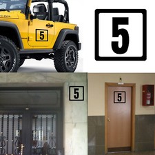 NUMÉRO 5, Autocollant Vinyle