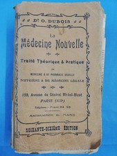 Livre ancien 1910 La médecine