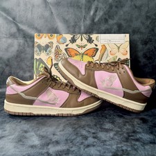 AMAC Customs Butterfly Dunk Low-inspired Cherry Pink Brown M 11.5 (Pre-Owned)