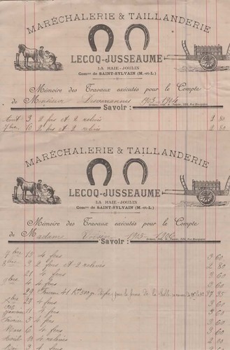 Factures 1903 1906 - factures, 1903/1906