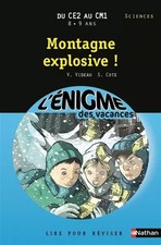 Cahier de vacances  - Enigmes vacances Montagne explosive !, Sylvie Cote et Valé