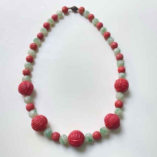 Ancien collier vintage art - collier,